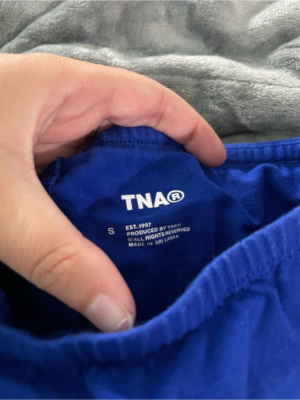 TNA Royal Blue Stretch skirt - Picture 2 of 2